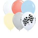 RACE CAR LATEX BALLOON MIX